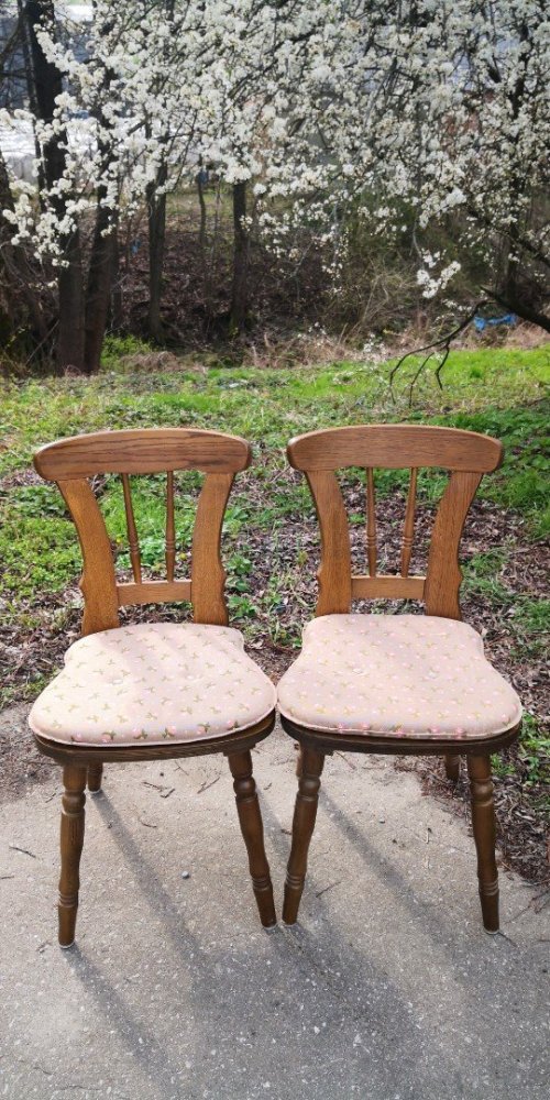 Rustikální židle 2x